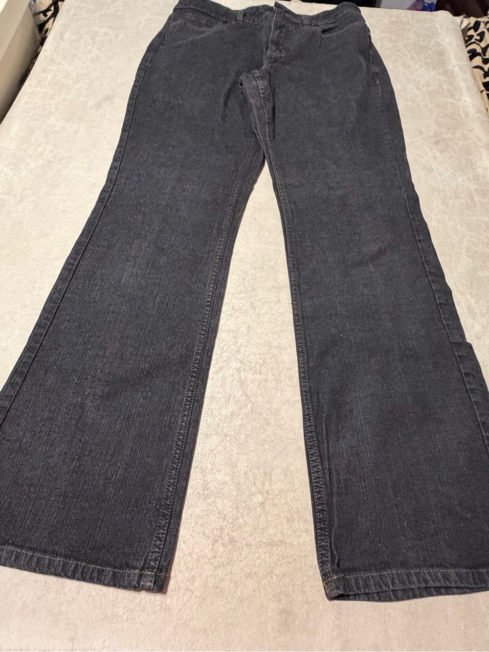 Coldwater Creek Straight Leg Black Women's Jeans. Size 12. #10316